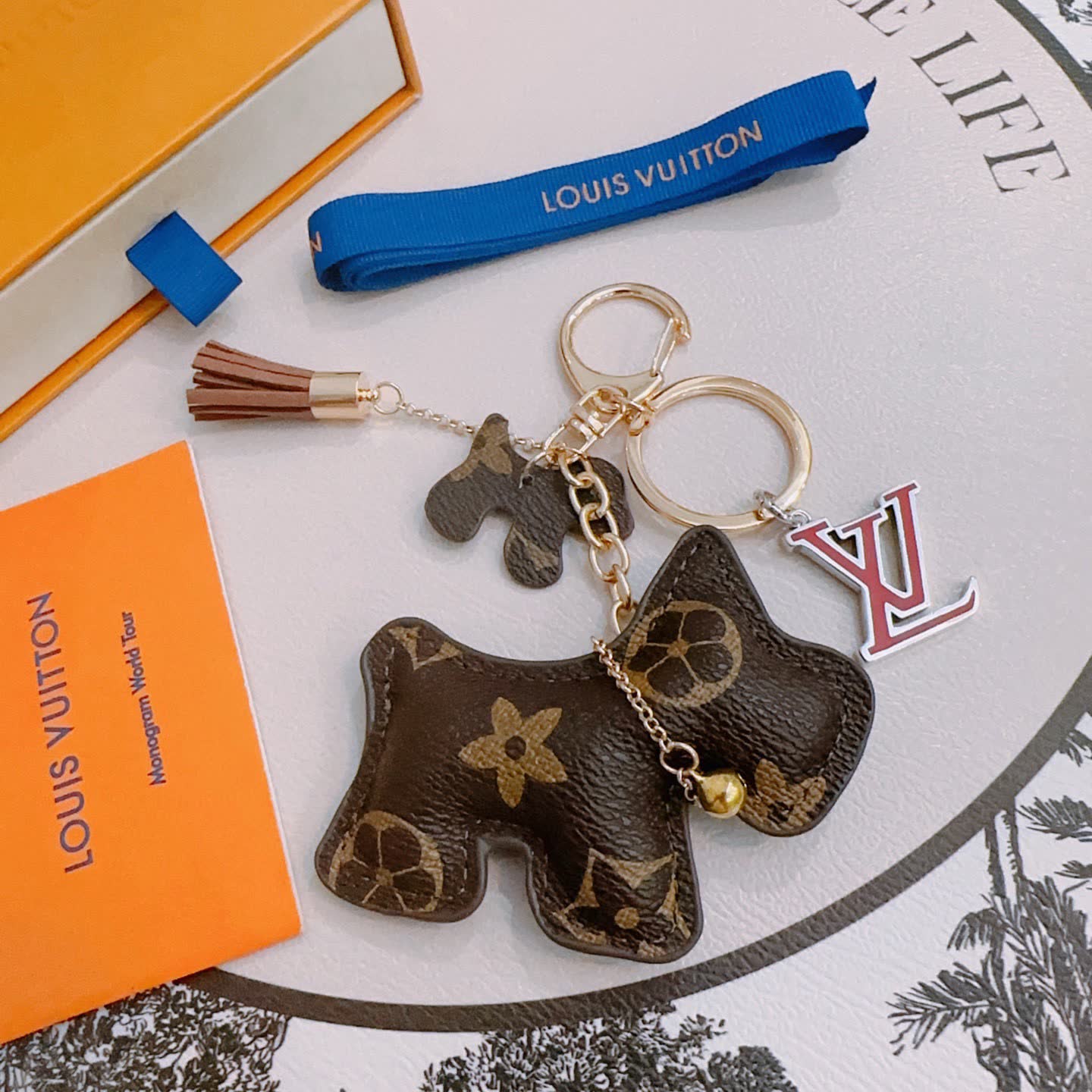 Louis Vuitton Monogram Dog Keychain Louis Vuitton Monogram Dog Keychain